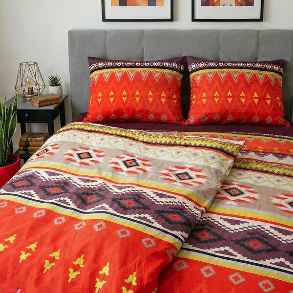 Povlečení KLASIK DESIGN mexico pestrá 140 x 200/70 x 90 cm