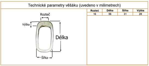 In-Design Nábytkový věšák/knopka Loki bílý