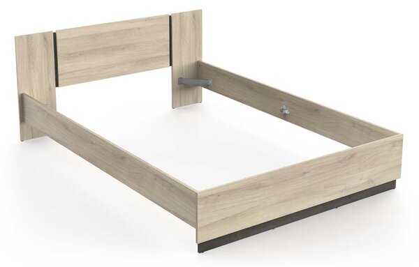Postel TODY 140x200 cm, dub kronberg/dub waterford