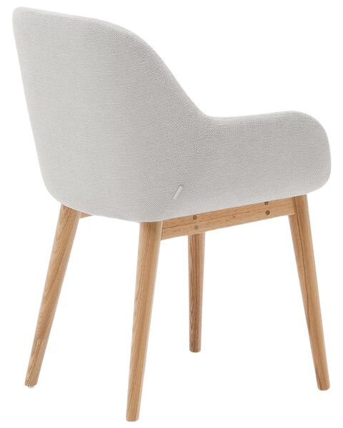 Béžová čalouněná jídelní židle Kave Home Konna