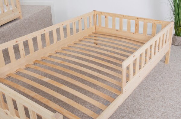 DĚTSKÁ POSTEL SE STŘÍŠKOU, 90/200 cm přírodní barvy MID.YOU - Dětské postele, Online Only