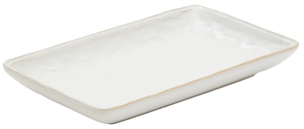 Šedý kameninový tác Kave Home Savel 25 x 13 cm