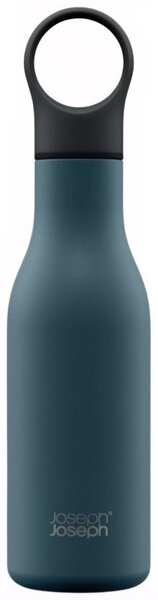 Joseph Joseph Tmavě modrá nerezová termoláhev Loop 500 ml