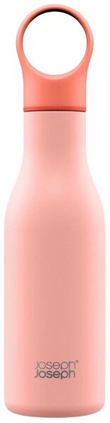 Joseph Joseph Korálově růžová nerezová termoláhev Loop 500 ml