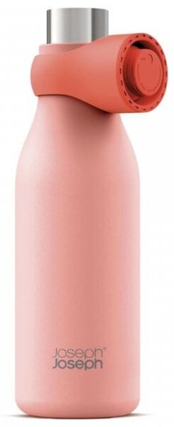 Joseph Joseph Korálově růžová nerezová termoláhev Loop 500 ml