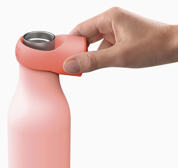Joseph Joseph Korálově růžová nerezová termoláhev Loop 500 ml
