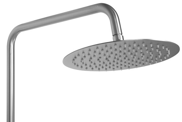 Rea Vincent, sprchový set s termostatickou baterií a dešťovou hlavicí 25cm, nikl matný, REA-P6603