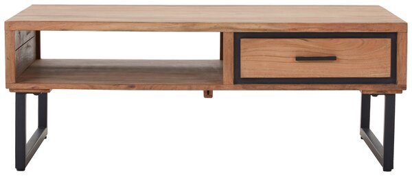 KONFERENČNÍ STOLEK, černá, barvy akácie, dřevo, kov, 118/70/45 cm Landscape - Konferenční stolky