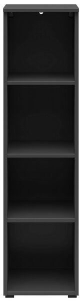 REGÁL, barvy grafitu, 30/115/40 cm Carryhome - Knihovny