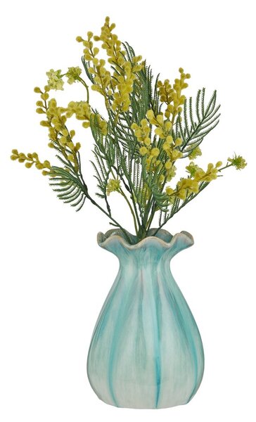 FLORA Váza 31 cm - modrá