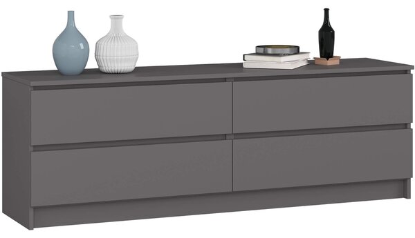 Ak furniture Komoda Kuba 160 cm grafit