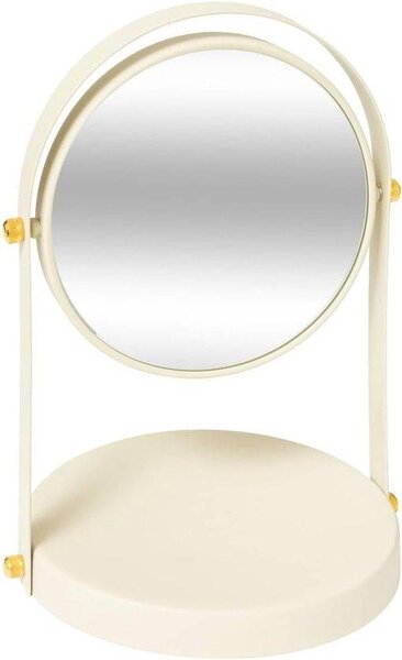 Otočné zrcadlo Rond Ivory Duo – elegantní provedení – ideální do každého interiéru