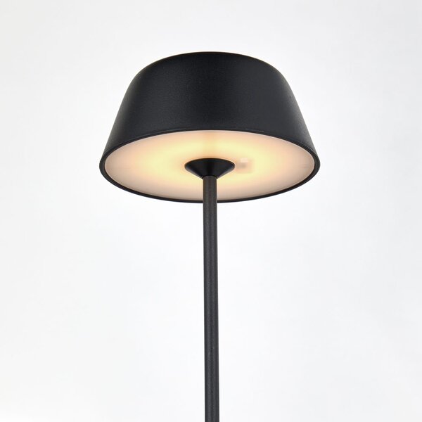 LIGHT UP LED Stolní lampa 27 cm - černá