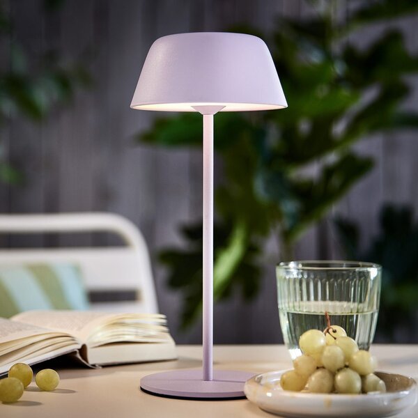 LIGHT UP LED Stolní lampa 27 cm - fialová