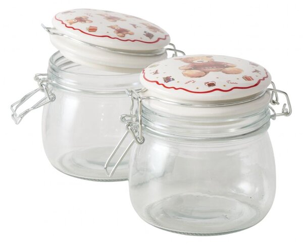 Boltze Home Collections Dóza na potraviny Bailey s medvídky