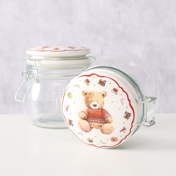 Boltze Home Collections Dóza na potraviny Bailey s medvídky