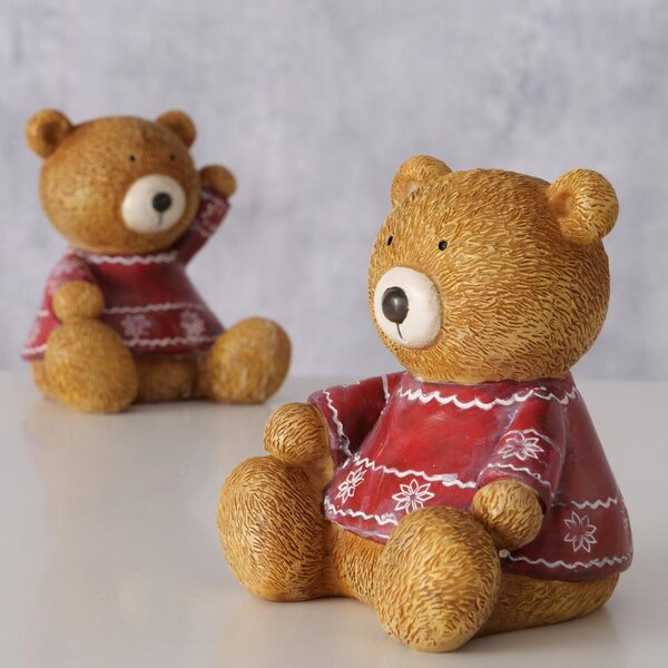 Boltze Home Collections Figurka medvídka Bailey