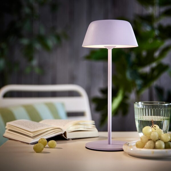 LIGHT UP LED Stolní lampa 27 cm - fialová