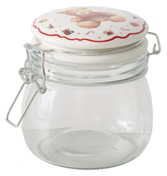Boltze Home Collections Dóza na potraviny Bailey s jedním medvídkem