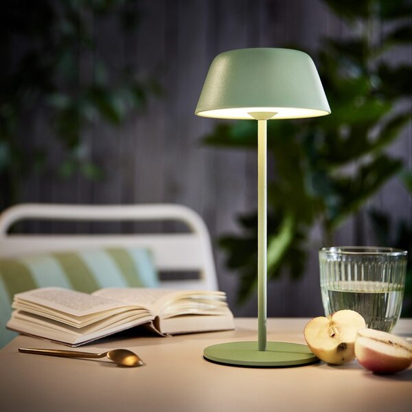 LIGHT UP LED Stolní lampa 27 cm - šalvějová