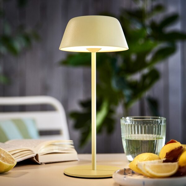 LIGHT UP LED Stolní lampa 27 cm - žlutá