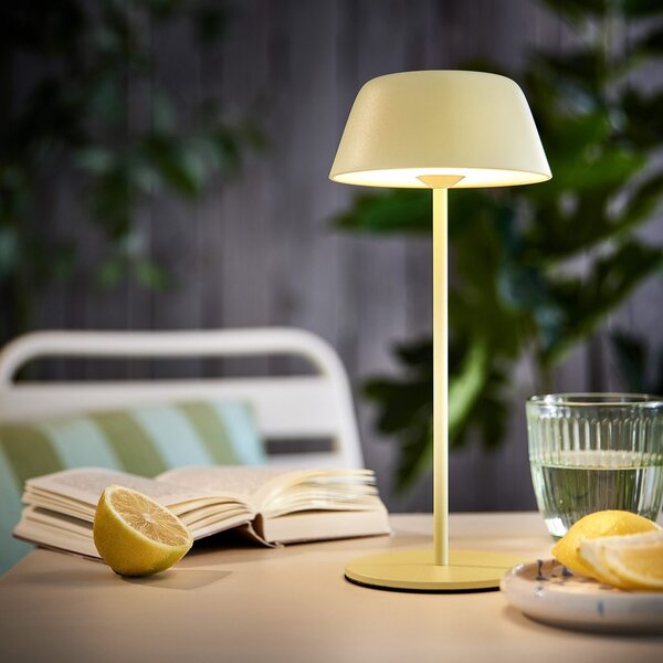 LIGHT UP LED Stolní lampa 27 cm - žlutá