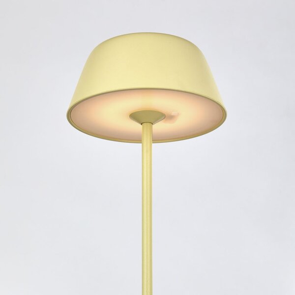 LIGHT UP LED Stolní lampa 27 cm - žlutá