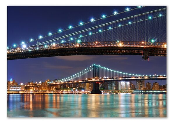 Foto obraz skleněný horizontální Manhattan New York osh-24236764