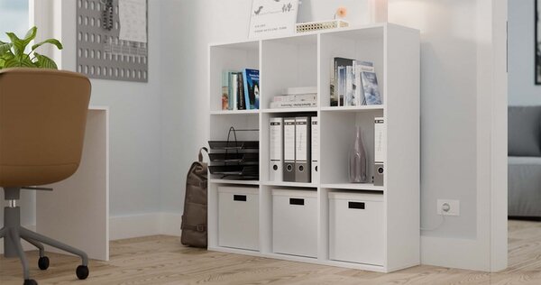 TP Living Regál Malax 110 cm bílý