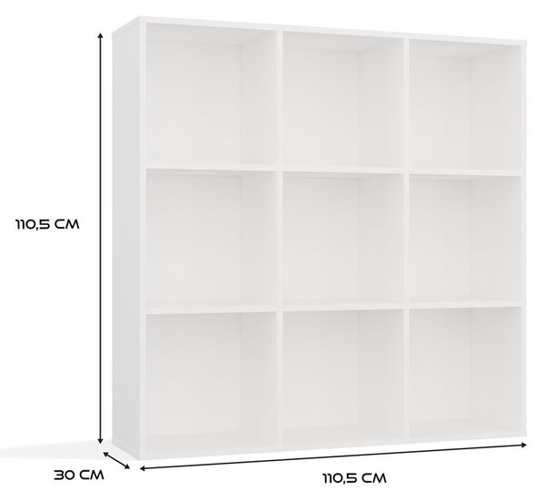 TP Living Regál Malax 110 cm bílý