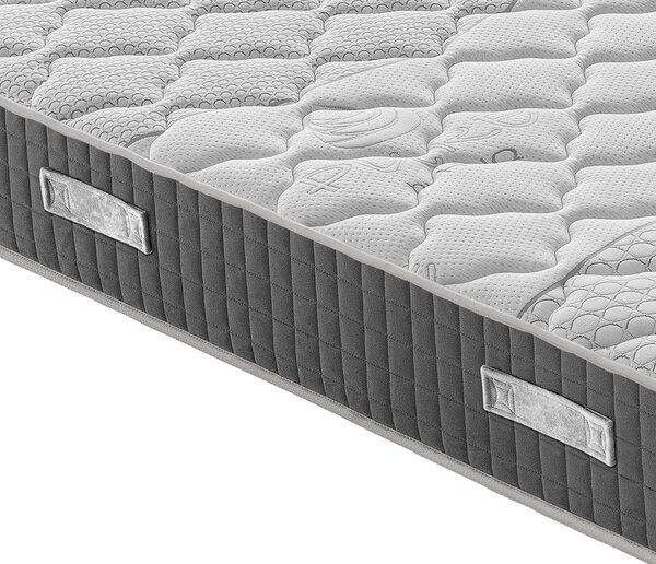 Matrace z paměťové pěny, výška 20 cm, vrstva paměťové pěny 5 cm, s komfortními zónami, střední/pevná tuhost, systém pro zmírnění tlaku, maximální prodyšnost
