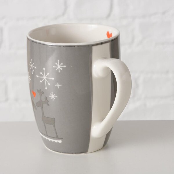 Boltze Home Collections Hrníček Lovelies tmavě šedý