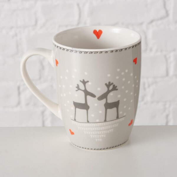 Boltze Home Collections Hrníček Lovelies světle šedý