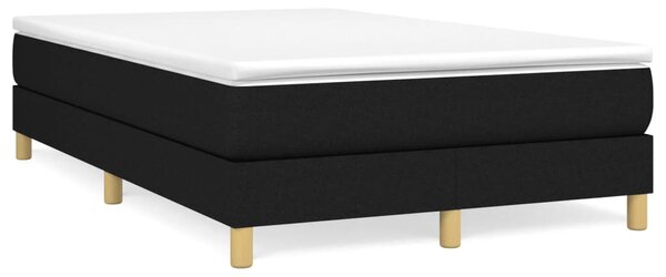 Box spring postel s matrací černá 120x190 cm textil 3269666