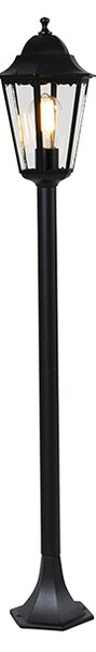 Venkovní stojací lucerna černá 120 cm IP44 - Havana