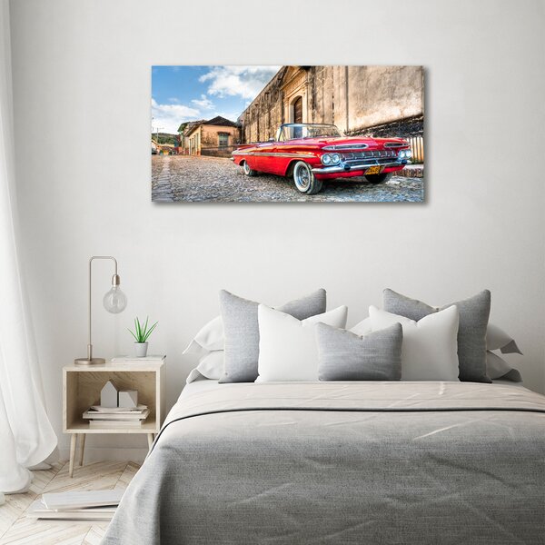 Foto obraz tištěný na plátně Červený Chevrolet oc-28895632