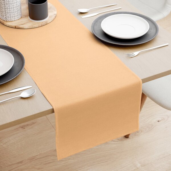 Goldea běhoun na stůl loneta - pudrový 35x140 cm