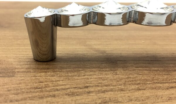 Nábytková úchytka Ruota chrom SWAROVSKI Rozteč úchytky (mm): 32
