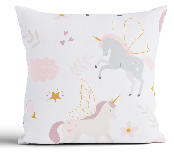 MK Lůžkoviny Bavlněný povlak na polštářek Renforcé 40 x 40 cm - Unicorn