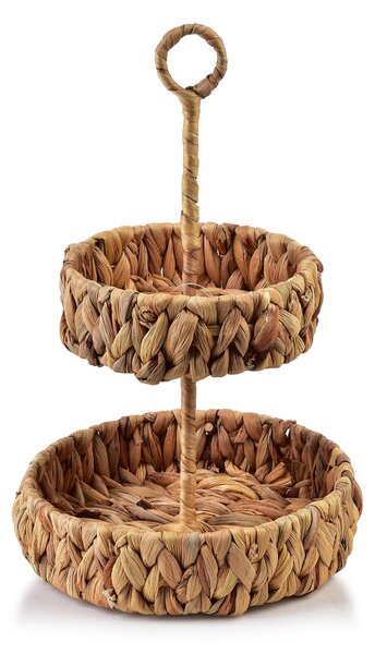 Mondex Servírovací stojan AMPARO 31 cm vodní hyacint natural