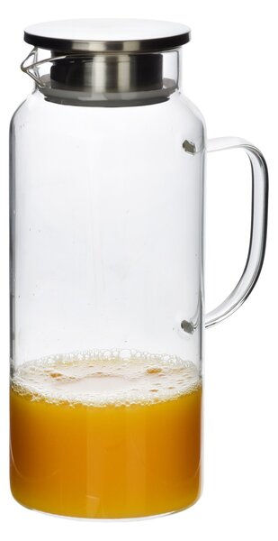 Mondex Skleněný džbánek s víkem CLARA 1,9 L transparentní