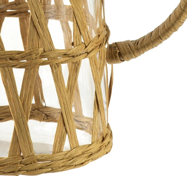 Mondex Skleněný džbánek s opletením BOHO 1,1 L transparentní