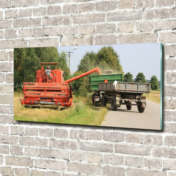 Foto obraz skleněný horizontální Kombajn osh-34414578