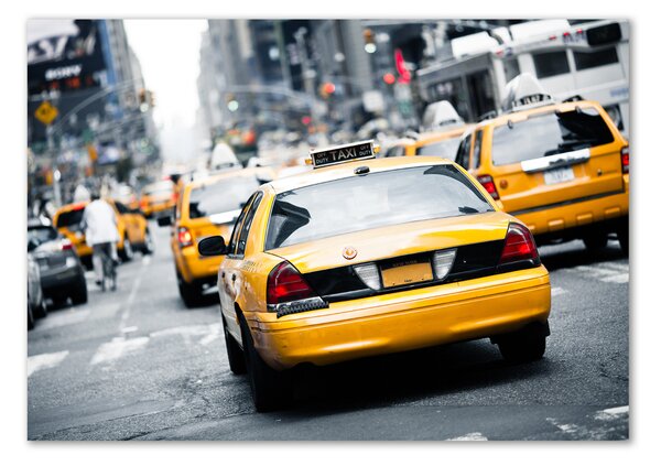 Foto obraz fotografie na skle Taxi New York osh-34843570