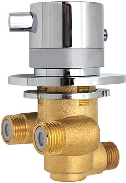 Termostatická sprchová baterie - mosazná - třícestní směšovací ventil - ideální pro pohodlní sprchování