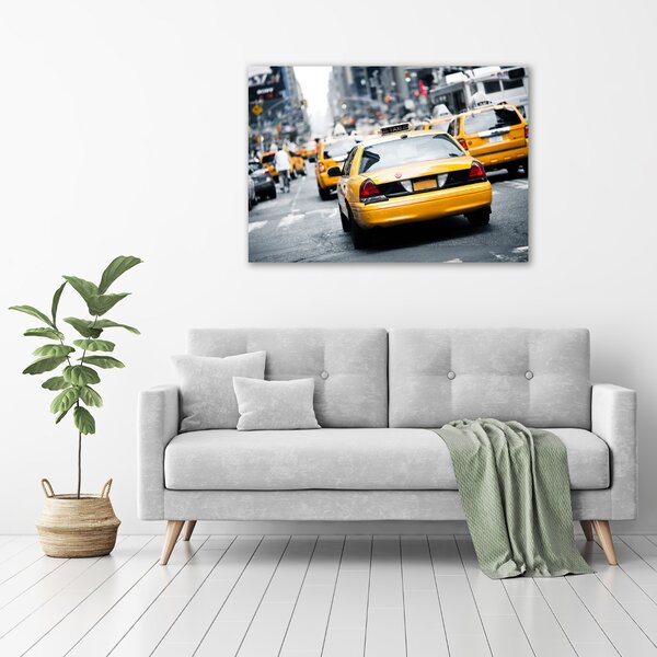 Moderní obraz canvas na rámu Taxi New York oc-34843570