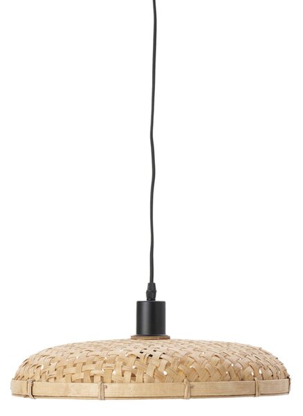 Přírodní ratanové světlo Paloma s výpletem - Ø 40*7,5cm / E27 - Light & Living