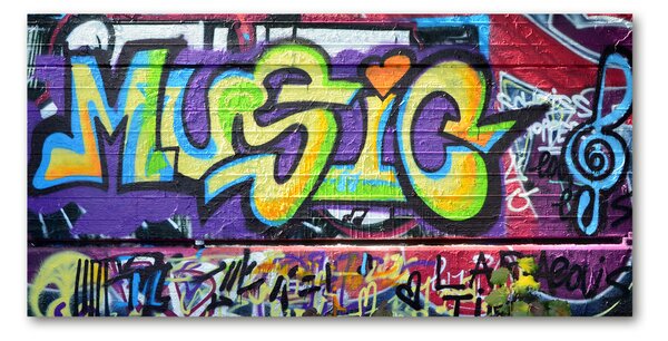 Fotoobraz na skle Graffiti na stěně osh-35334912