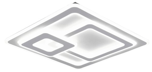 STROPNÍ LED SVÍTIDLO, 51,5/51,5/7 cm Novel - Stropní svítidla