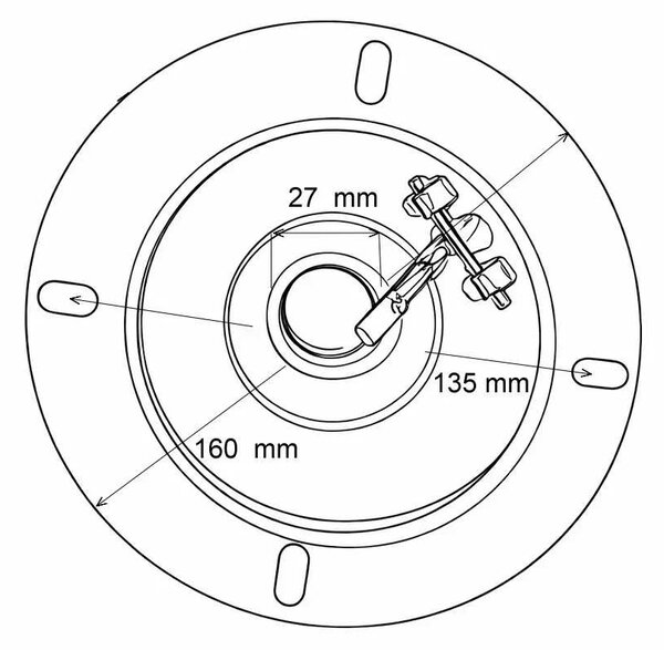 LuxuryForm DESIGN Páka pro regulaci výšky židle - černá